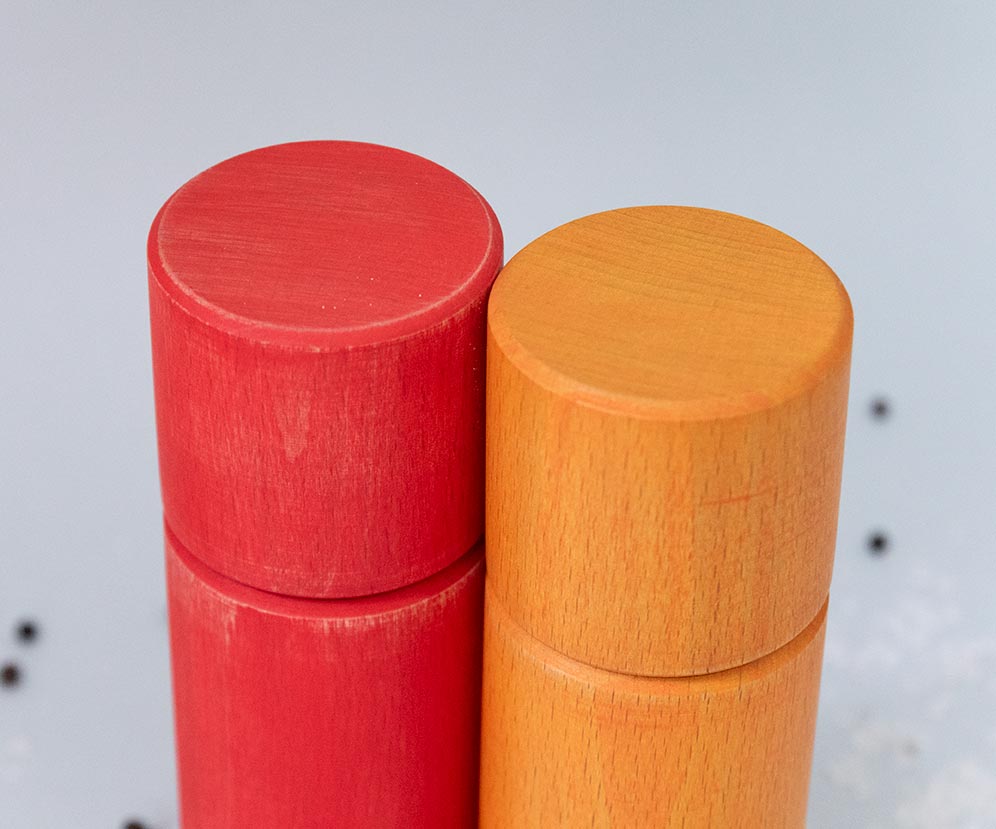 Ben set red/orange vintage