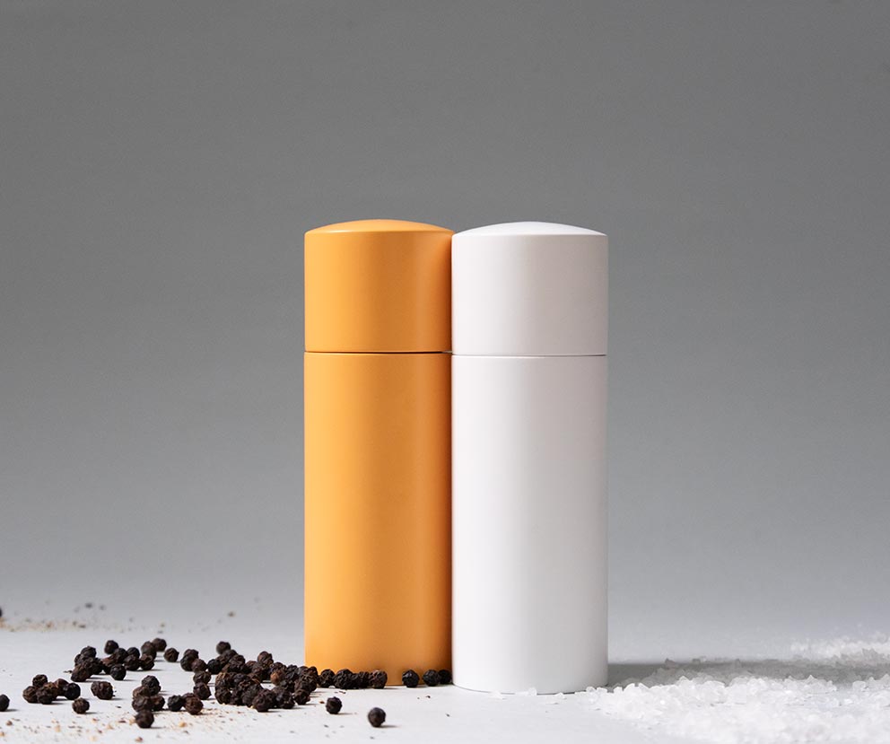 Tino Set Orange/Weiß